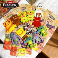 New Fuggler Keychains Blind Boxs SpongeBob Action Figures Toys Funny Ugly Tooth Monster Ninja Turtles Mystery Bags Pendant Gift