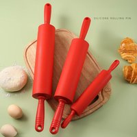 12/18/20 Inch Silicone Rolling Pin Roller Non Stick Flour Stick Kitchen Cooking and Baking Tools Suitable for Pasta Dough