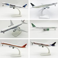 20cm Aircraft Model B777 Series Metal Replica Diecast Airplane B777 Air France Turkish Airways with Landing Gears Home Decor