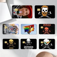 Jackass Best and Last J-Jackass Credit Card HD Stickers Game Card Decal Card Matte Film Skin Small Chip Waterproof Sticker