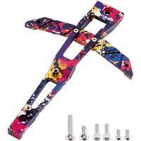 TCRC Splash Anodizing Aluminum Front Chassis Brace for 1/8 Traxxas Maxx Slash Upgrades