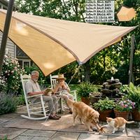 Outdoor Patio Sun Shade Sail UV Protection Garden Canopy Awning Breathable Shade Cloth for Balcony Yard Terrace Backyard Pergola