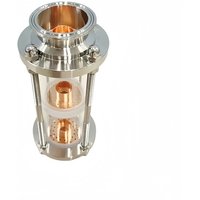 Colonne de Lentille de Distillation à 3 Étages de 2 Pouces, avec Plate-Forme à Bulles en Cuivre, Union en Verre de Vue Leic-Clamp pour Brassage à Domicile, en Acier Inoxydable 304