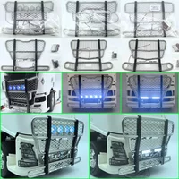 LED 1 Set Crash Barrier Cattle Pen for 1/14 Tamiya RC Truck For scania 770s For volvo 56360 For man