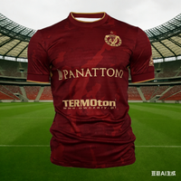 2026 Polish Football Men Football Jersey Poland Quick Drying Widzew Łódź Men Polska Piłka Ożna Jersey Surfing Suit Beachwear