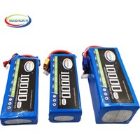 2S 3S 4S 6S For RC 10000mAh 25C 35C 7.4V 11.1V 14.8V 18.5V 22.2V RC LiPo Battery Quadcopter Helicopter Airplane Drone Aircraft