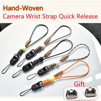 Hand-Woven Camera Quick Release Wrist Stap Anti-lost Rope for Sony Canon M200 M6 M50 Nikon Z9 Leica Fuji XT5 SLR Phone Car Key