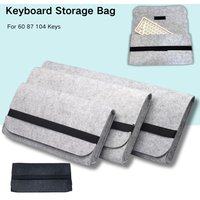Keyboard Bags Keyboard Storage Case 60 87 104 Keys Storage Pouches Keyboard Bags Compatible with Mechanical Keyboards