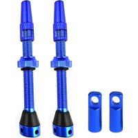 AliExpress NONE 1 Pair 40mm/44mm/60mm Tubeless Tire Valves Aluminum Alloy CNC Technology French Style Valve Durable Brass Core Bike Valve Kits