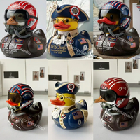New 9CM Top Gun 40th Anniversary Duck Cute Resin Pilot Duck Figure Souvenir Collection 2026 Movie Fans Exclusive Gifts