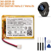 Replacement Battery 361-00137-10 For Garmin Venu 2s 361-00139-10 For Garmin Venu 2 Forerunner 255 225mAh