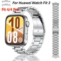 Metal Strap for Huawei Watch Fit 3/4 Adjustable Bracelet Wristband for Huawei Watch Fit 4/4 Pro Stainless steel Belt Accessories