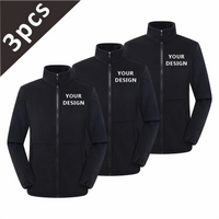 3-piece Winter Fleece Hiking Jacket For Men And Women Suitable For Outdoor Mountaineering Hiking And Camping Custom Printed Logo