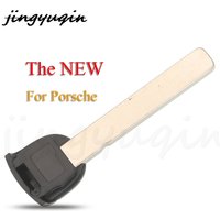 jingyuqin The NEW Smart Remote Car Key Blade Emergency For Porsche 911 977 918 Smart Uncut Blade Blank Replacement Fob