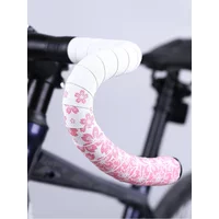 AliExpress BUCKLOS Sakura Pattern Bicycle Handlebar Tape PU+EVA Road Bike Tape Speed Cycling Handlebar Strap Drop Bar Belt
