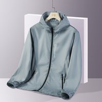 Summer Outdoor Sports and Leisure Sun Protection Jacket for Men Outdoor Fishing Leisure Lightweight Breathable UV Resistant Skin
