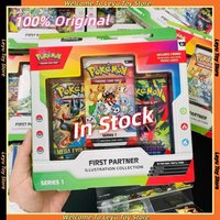 IN STOCK New English Version Pokemon FIRST PARTNER ILLUSTRATION COLLECTION Series 30th Anniversary Collectible PTCG Cards