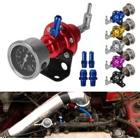 Adjustable Fuel Pressure Regulator with Gauge Kit 7 Colors Aluminum Vehicle Refitting Fuel Supercharger
