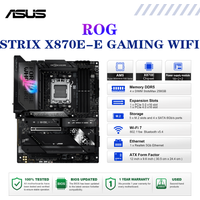 ASUS ROG STRIX X870E-E GAMING WIFI Motherboard AM5 DDR5 X870E ATX Mainboard Ryzen 7000-9000 CPU PCIe 5.0 M.2 WiFi 7 Used Tested