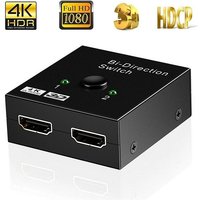 HDMI-compatible Splitter 2 Ports Bi-directional HD-TV Switcher 1 In 2 Out HDTV Converter HDR HDCP For PS4 Pro/4/3 TV Box Adapter