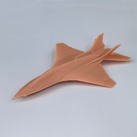 1PCS 1/144 1/350 Scale MiG-41 Stealth Fighter Simulated Military Aircraft 3D Printed Spare Parts for Model Detail DIY Upgrading