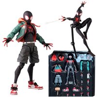 Figurka akcji Legends In Stock Miles Morales Spider Verse Shf, kolekcjonerska figurka anime, zabawka dla dorosłych.