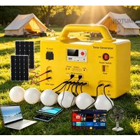 12V Outdoor Portable Solar Generator Mobile Power Station Solar Energy Storage Power Supply for Household Power Generation Syste