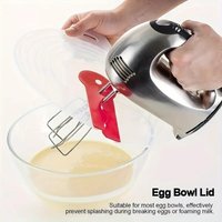 1/2/3Pcs Mixer Splatter Guard Cover Kitchen Anti Splash Cover Whisk Mixing Bowl Lid Silicone Beat Eggs Cover Tools New