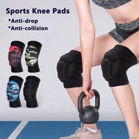 1Pair Sports Knee Pads Thicken Sponge Kneepad Brace Support Volleyball Training Dancing Yoga Elastic Knee Protector