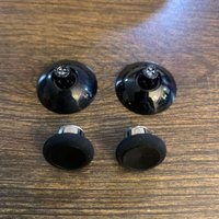 2 pieces for Xbox Elite Series 2 controllers, short concave magnetic analog joystick+2 joystick bases