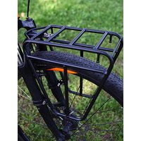 AliExpress NONE Bicycle Front Fork Luggage Bracket Steel Bike Front Cargo Rack Adjustable MTBs Bike Side Mount Bag Stand For Cycling Accessories