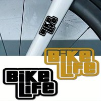 1PC Bicycle Life Multi-color Waterproof Stickers for Bike Frame Helmet Cycling Decor Decals
