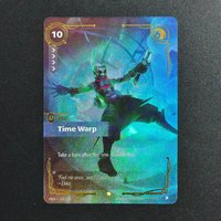 Diy English Card flash Riftbound League Of Legends Origins Time Warp Dazzling Aurora Baited Hook Defiant Dance Game Card Toy