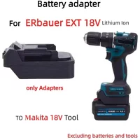 1 X Battery Adapter/Converter for ERbauer EXT 18V Li-ion Battery TO Makita Router 18V BL Cordless Power Tools (Only Adapter)