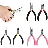 2pcs Jewelry Making Pliers, Needle Nose Pliers, Cutting Pliers DIY Tools, Portable Compact Beading Craft Tools