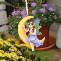 1pcs Pure Love, Moon Fairy, Valentine's Day Gift, Family Gift, Spring Garden Decoration Pendant, Handmade Resin Crafts