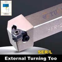 TUOZ SER SEL Außengewinde Drehwerkzeug SER1010H11 SER1616H16-B SER2020K16-B SER2020K22 2525M22 CNC Halter Drehmaschine Cutter Shan