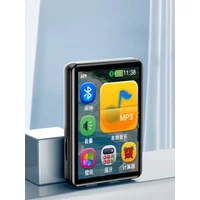 KEBIDUMEI Bluetooth 5.0 MP3 Player Full Touch Screen Student Walkman HiFi Sport Music Player Built In Speaker Recorder E-Book