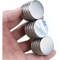 AliExpress NONE N52 20x5 19X4 Magnet Standard Neodymium Round 19*4 20*5 Double Side Tape Kitchen Scooter Ebike Scooter Strong Power Sylinder