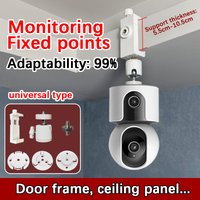 Video surveillance bracket No drilling required Installation on door frames and windows Rotatable Compatible with TP-LINK, Xiaom