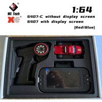 WLtoys new 6407-C 1:64 scale desktop mini remote control camera monster car model 6407 with display screen wifi APP RC boy's toy