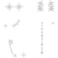 LI KI High Quality 925 Silver Meteor Tassel Earrings Temperament Versatile Elegant Jewelry Gifts For Friends