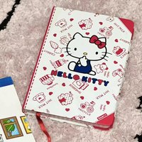 Cute Hello Kitty A5 Notebook High Value Girlish Heart Cartoon Diary Book Kawaii Hand Account Notepad Perfect