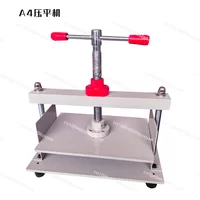 Manual Paper Press Machine 12x8.6 in for A4 Paper 10cm Thickness Steel Frame Paper Press Machine Papermaking Book Press