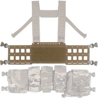 Tactical Chest Rig Rapid Extended Thing Chassis III with MOLLE System for GP/SPUD/SACK Radio Bag Magazine Pouch Expansion Gear