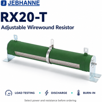 1PCS RX20-T High Power Resistor Wirewound Variable Resistor Ceramic Sliding Rheostat 50W 100W 200W 300W 500W 1KW 2KW 3KW 5KW