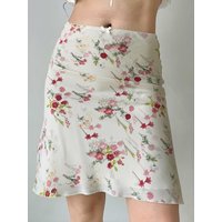 Retro Floral Print Halter Fish Tail Short Skirt Women's New Style Ruffle Splicing Fashion Hip Covering Arm Wrap Mermaid Skirt