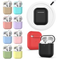 1PC Anti lost Slim Ultra Thin Silicone Case Cover Protective Skin Wireless Earphones Pouch Sleeve Protector For Airpods 2