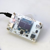 HAM CW Trainer Morse Code Practice & Transmit USB Keyboard Electronic Keyer 1.3inch OLED Display for Amateur 3.5mm Radio Station