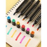 168 Colors Alcohol Art Markers Dual Tip Set Professional Drawing Coloring Pens for Manga Anime Sketching with Carrying Bag